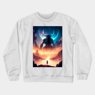 Enigmatic Universe: Chaotic Magic Crewneck Sweatshirt